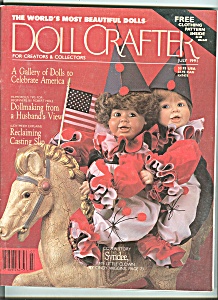 Doll Crafter Magazine - July 1991 W/ Steiner Pattern