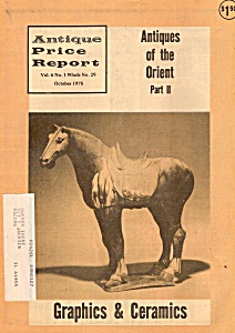 Antique Price Report - October 1978