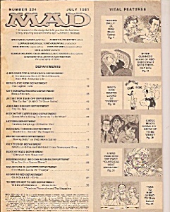 Mad Magazine - July 1981