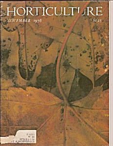 Horticulture Magazine - November 1978