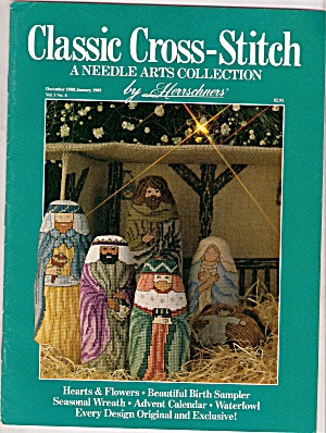 Classic Cross-stitch - Dec. 1988 & Jan. 1989