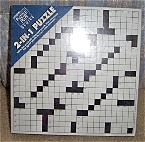 Crossword Jigsaw Puzzle - Two In One Puzzle