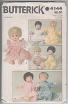 VINTAGE~BUTTERICK~BABY DOLL CLOTHES~4144~16IN