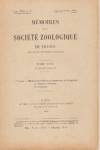 Memoires de la Societe Zoologique de france - 1932