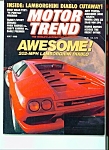 Motor Trend Magazine -  May 1990