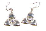 Mexico Sterling Silver .925 10-29 Hearts Earrings