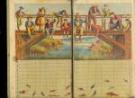 1870 "Game of Fishing" Game Board