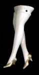 1920s Bisque/Porcelain Germany Half Doll Legs