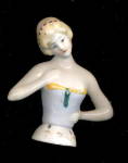 1920s Bisque/Porcelain Germany 2 1/2" Half Doll