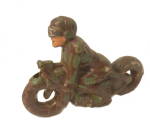 1930s Manoil M82 US Army Motorcycle Rider