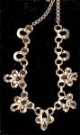 Vintage 18" Goldtone Curliques Necklace - Lovely