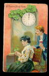 Lovely Couple 1908 New Years Postcard