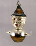 Early 1900s Hans Head Clown Annealed Ornament