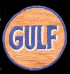 Vintage Gulf Gas Oil 1950-1960 Uniform Logo Patch
