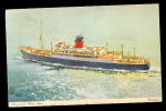 Cunard White Star 'Parthia' Ship 1950 Postcard