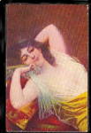 Lovely 'A Southern Beauty' Girl/Woman 1909 Postcard