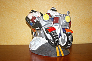 Bugs & Taz On Motorcycles Cookie Jar