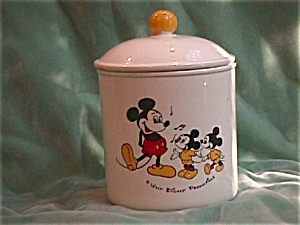 Mickey Cylinder Cookie Jar