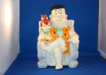 FRED AND PEBBLES COOKIE JAR