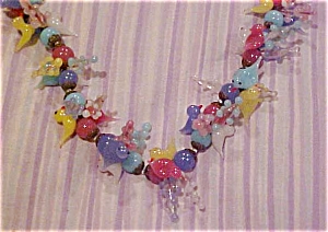 Murano Glass Bird Necklace