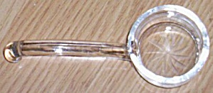 Vintage Glass Mayo Spoon Pinwheel