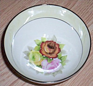 Noritake Bowl Rose Hand Painted