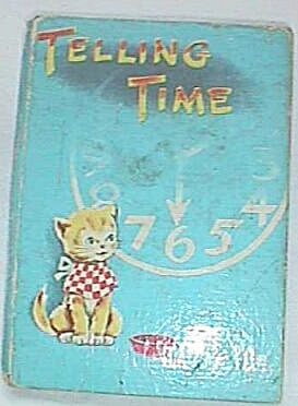 1949 Tiny Tale Telling Time Child's Book