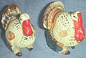 Pair Yellow Turkey Shakers