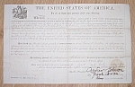 Original 1868 Minnesota Land Grant Free Shipping