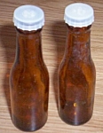 Mini Brown Beer Bottle Shakers