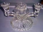 Jeannette Glass 3 Light Candlestick Cosmos