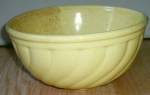 Antique Yellow Glaze Mixing Bowl Stoneware