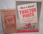 1945 Central Tractor Parts Catalog Mint Condition
