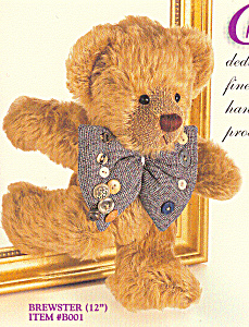 Effanbee Bear Essentials Collectible Mohair Teddy