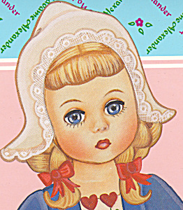Madame Alexander Blonde International Series Paper Doll