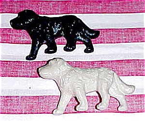 Matching Pair Of Dog Figures, 1950s Era