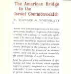 The American Bridge to the Israeli Commonwealth