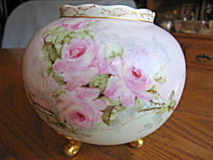 Bavarian Rose Vase Vintage