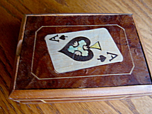 Vintage Card Box And Cards