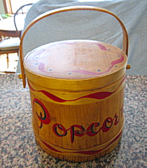Vintage Popcorn Firkin