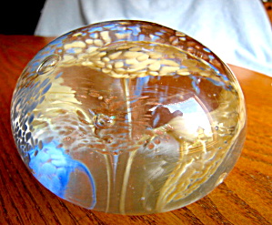 Large Lowry Glass Paperweight