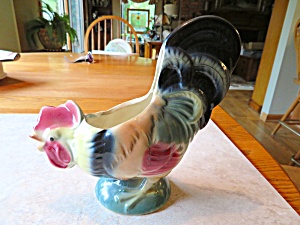 Royal Copley Rooster Planter