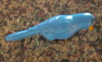 Vintage Blue Bird Cage Ornament