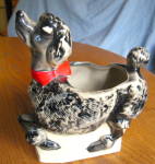 McCoy Pottery Poodle Planter