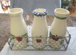 Santa Ana Crock Shop Milk Bottles