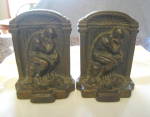 Antique Iron Thinker Bookends