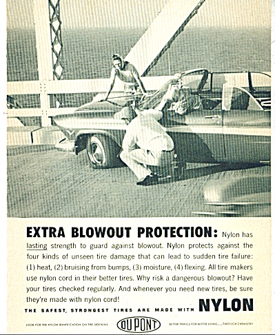 1959 Dupont Nylon Blowout On The Bridge Tire