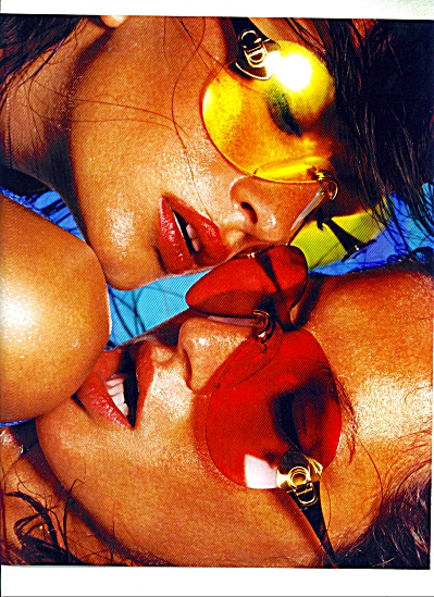 Dior Ad - Two Model Girls Embracing