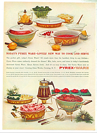 Pyrex Ware Ad - 1962