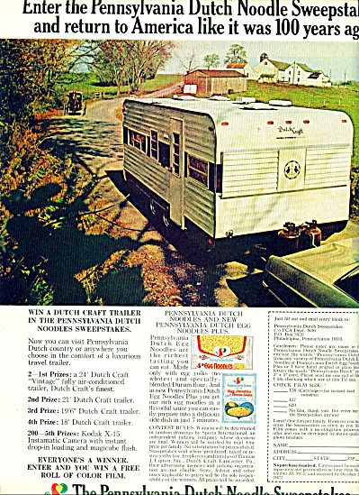 1972 - Pennsylvania Dutch Noodle Swewepstake
